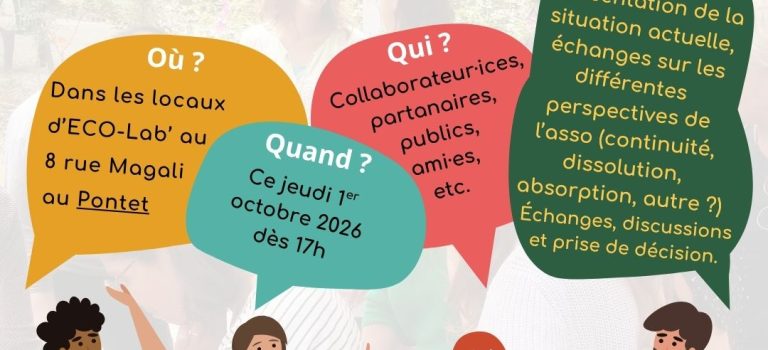 Assemblée Générale Exceptionnelle – 1er octobre 2026